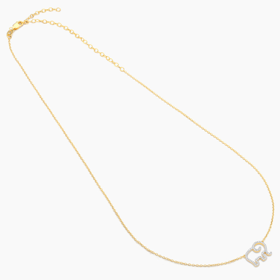 Elephant Mom Pendant Necklace