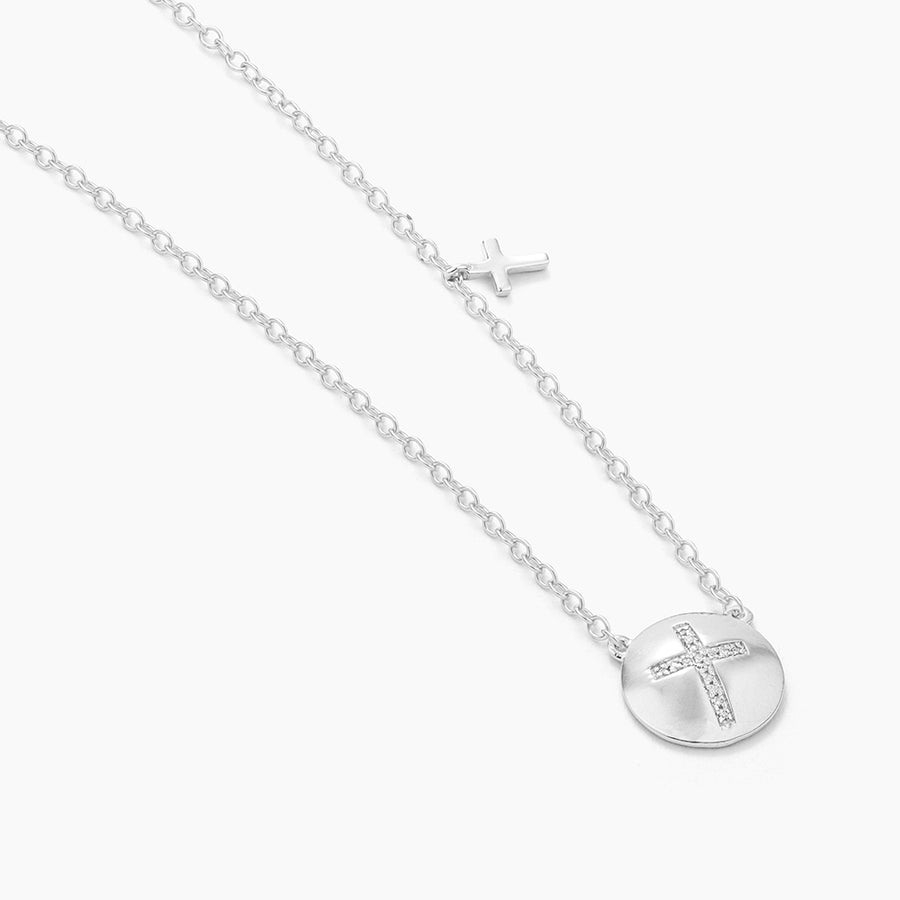 Cross Circle Pendant Necklace