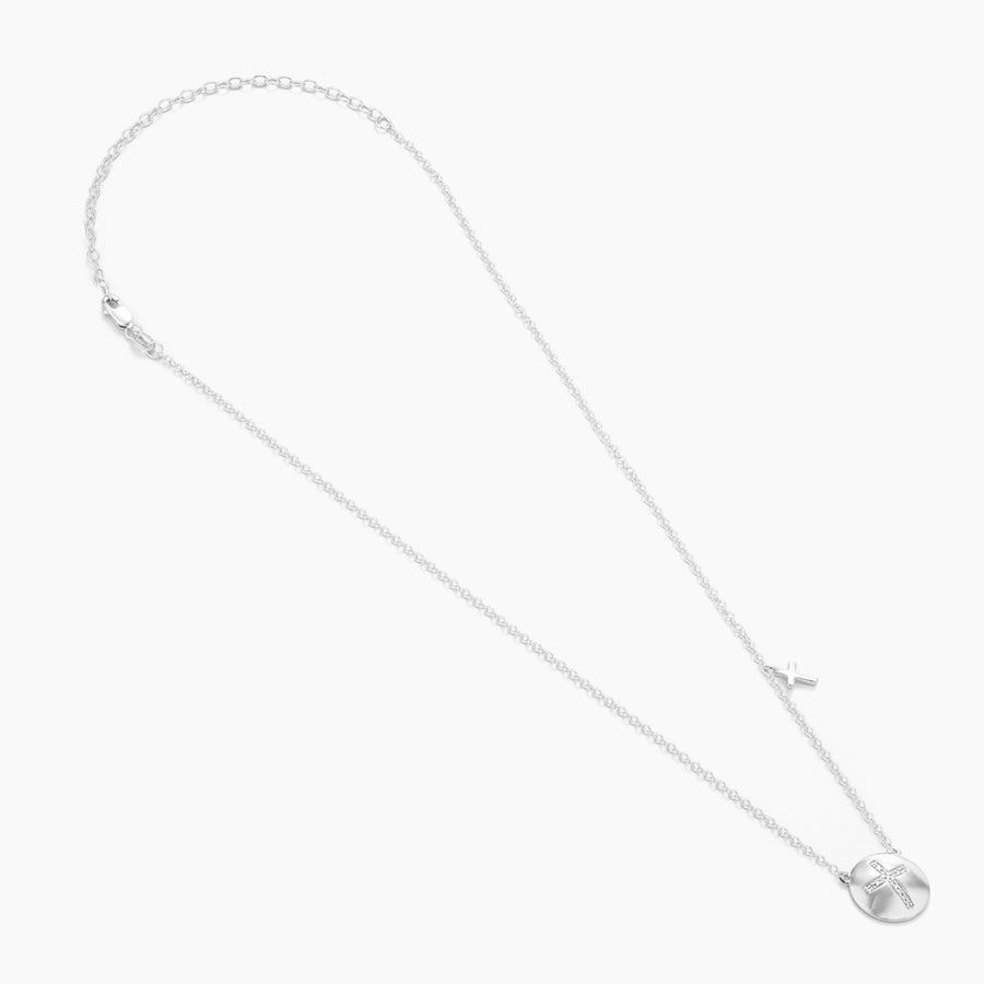 Cross Circle Pendant Necklace