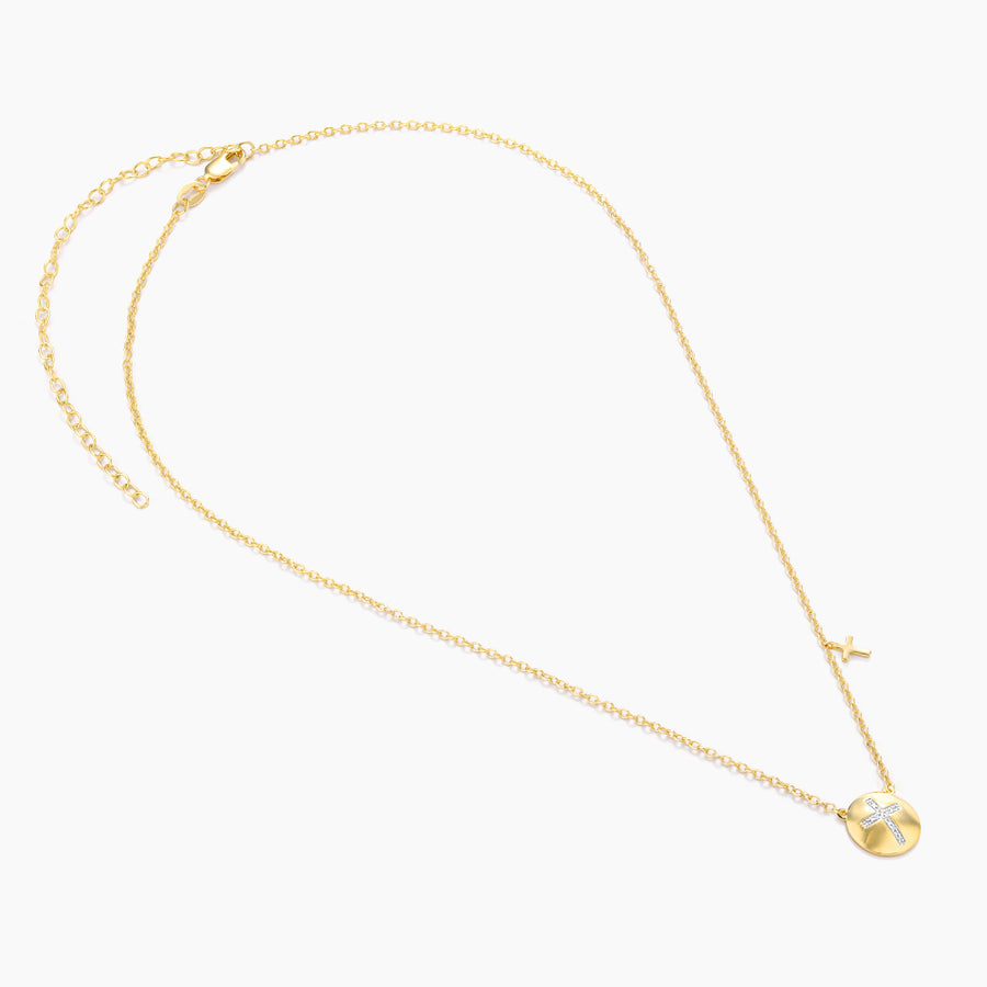 Cross Circle Pendant Necklace