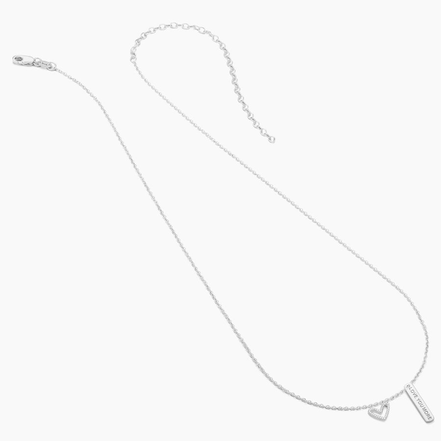 I Love You More Pendant Necklace