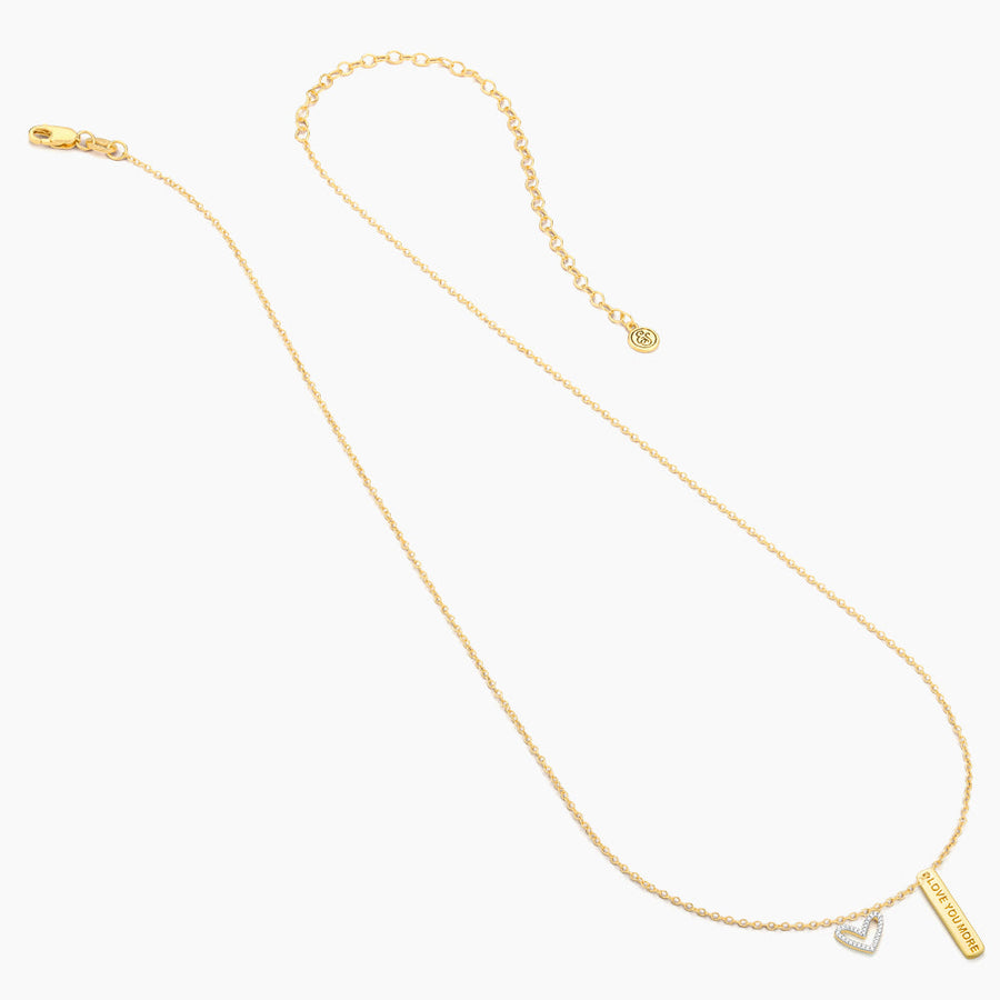 I Love You More Pendant Necklace