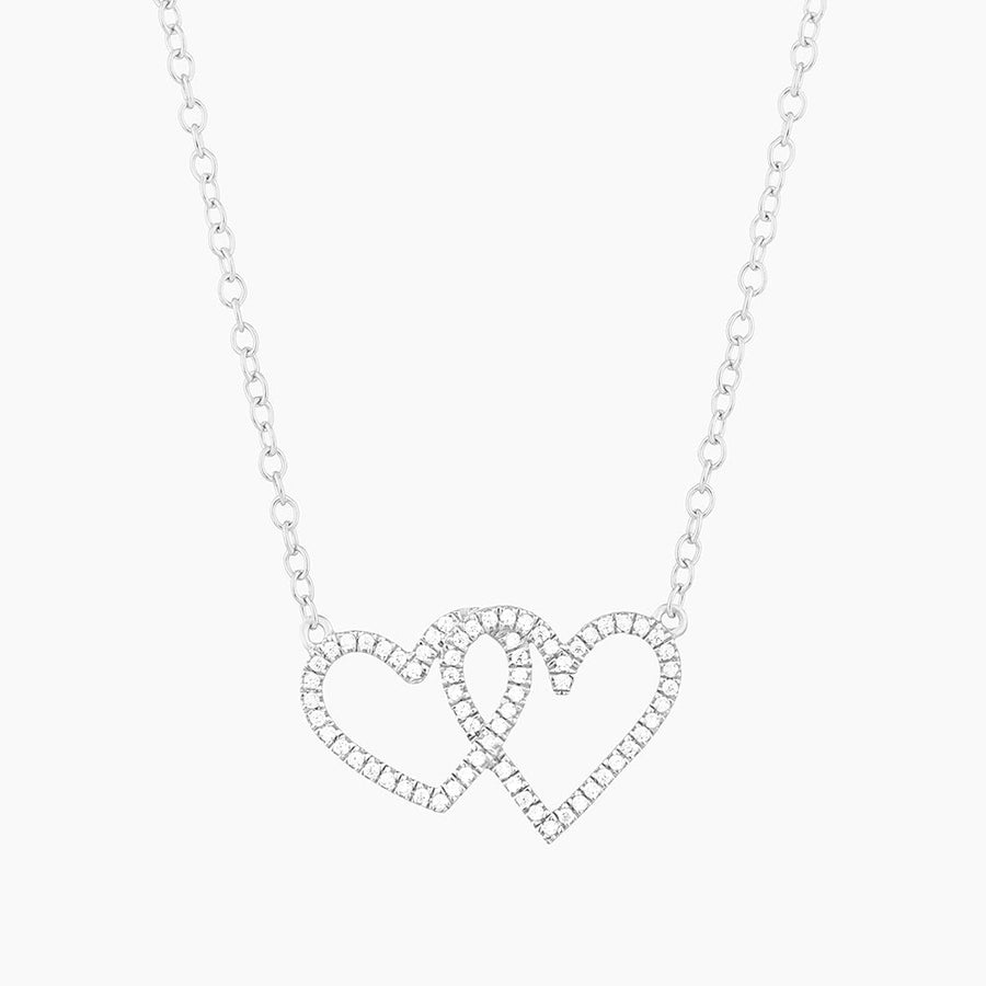Two Hearts Pendant Necklace