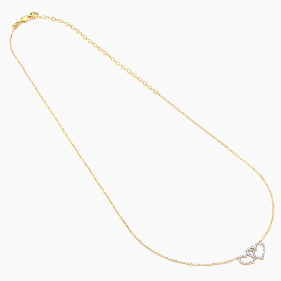 Two Hearts Pendant Necklace