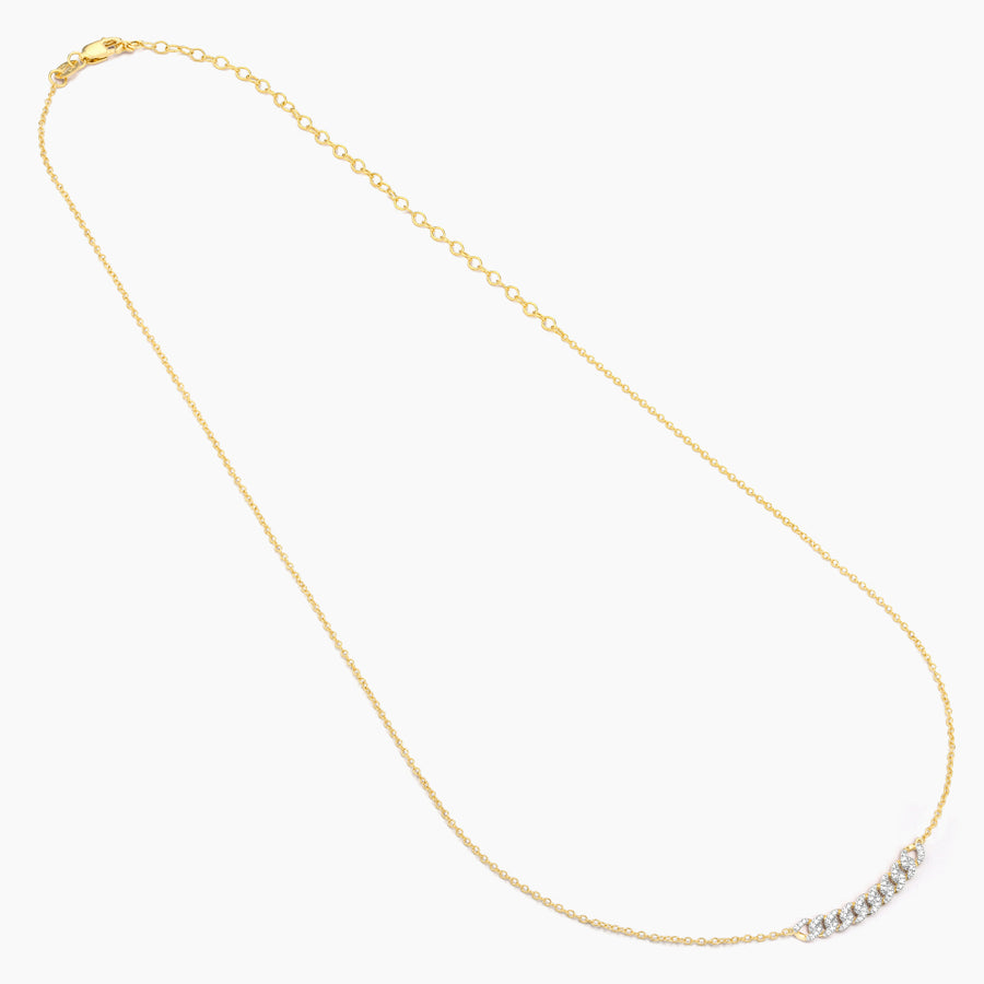 14kt Gold Close Knit Pendant Necklace