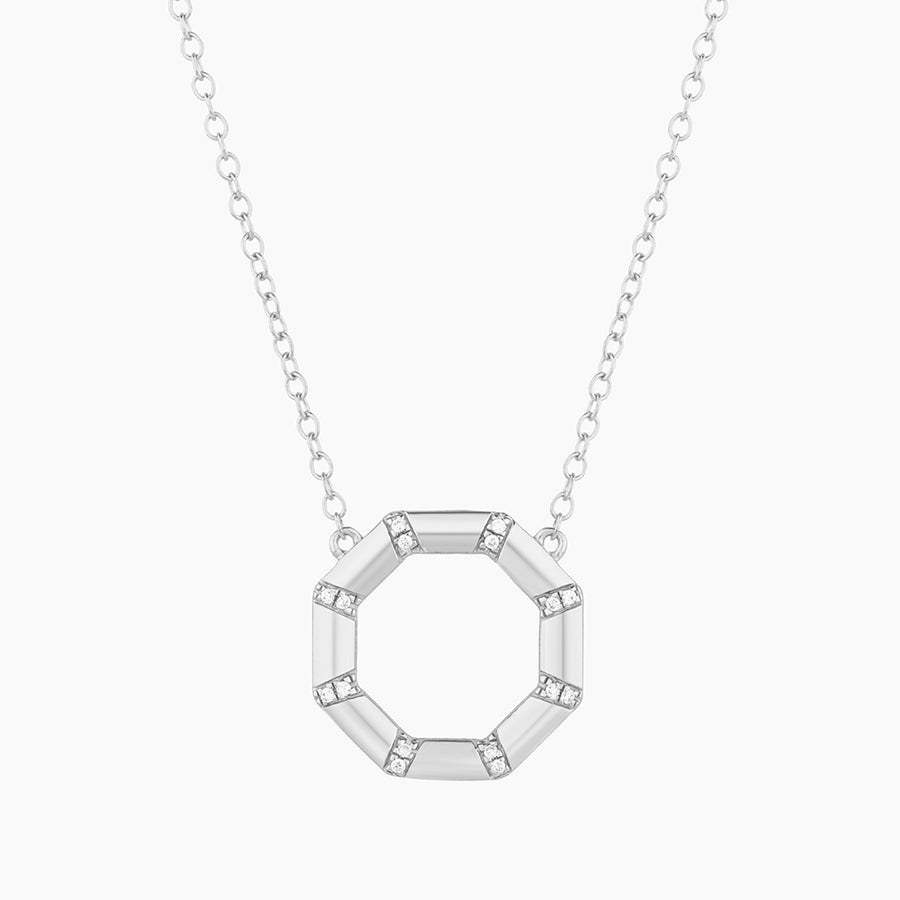 The Hexagon Pendant Necklace