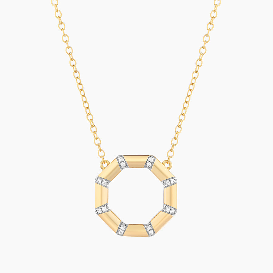 The Hexagon Pendant Necklace