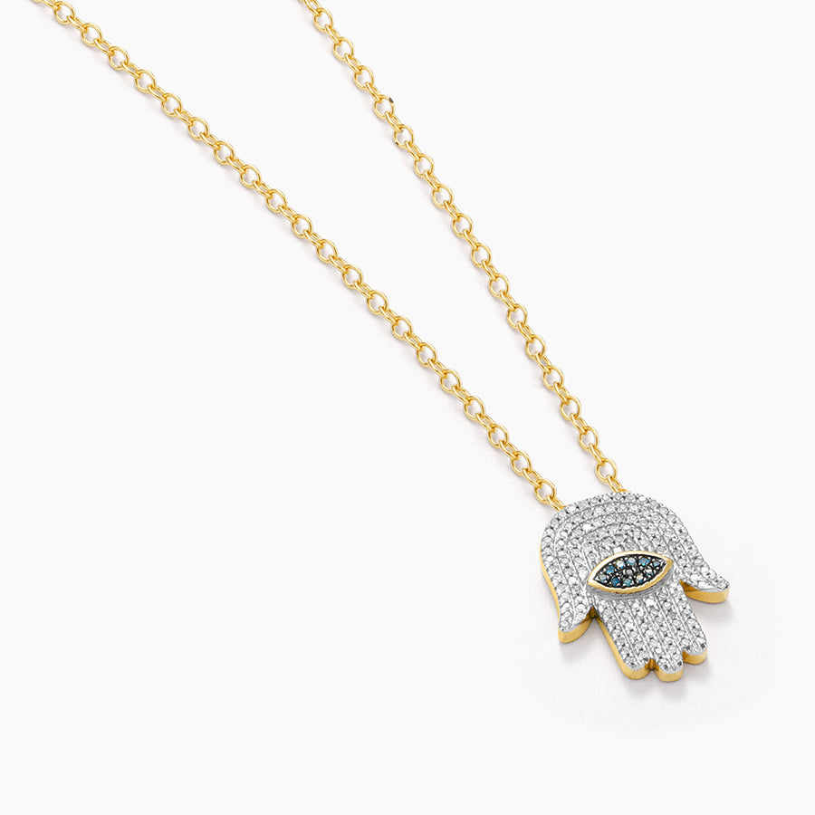 Vibrant Hamsa Pendant Necklace