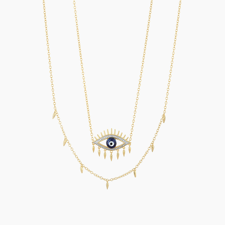 Evil Eye Necklace Set Chain Necklace