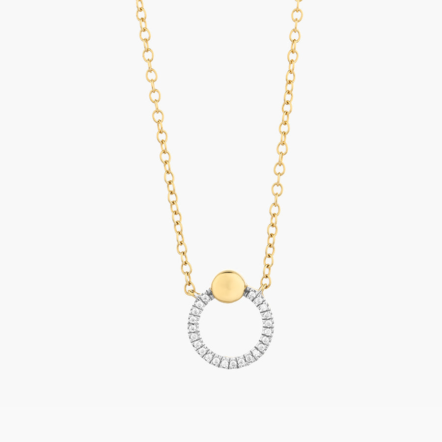 Beaded O Pendant Necklace