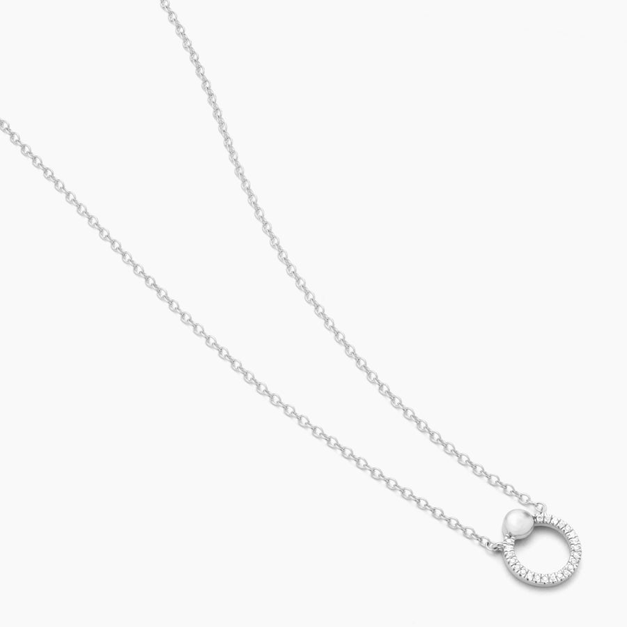 Beaded O Pendant Necklace