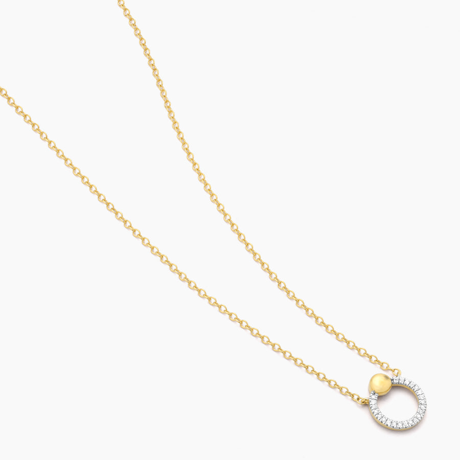 Beaded O Pendant Necklace