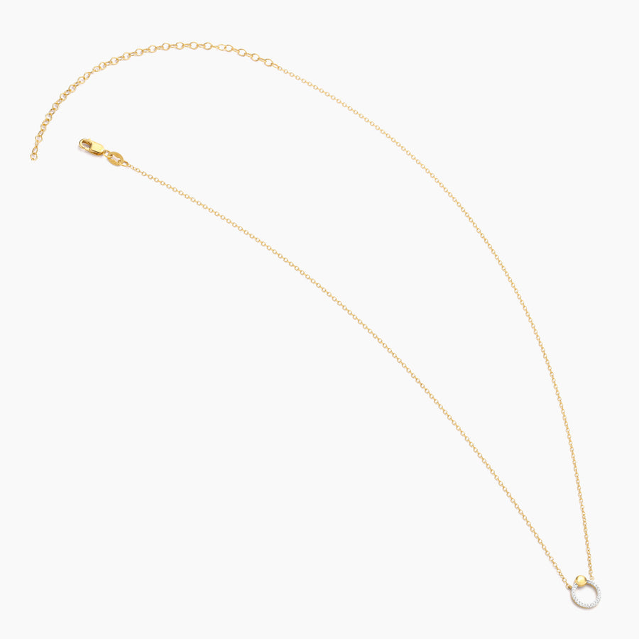 Beaded O Pendant Necklace