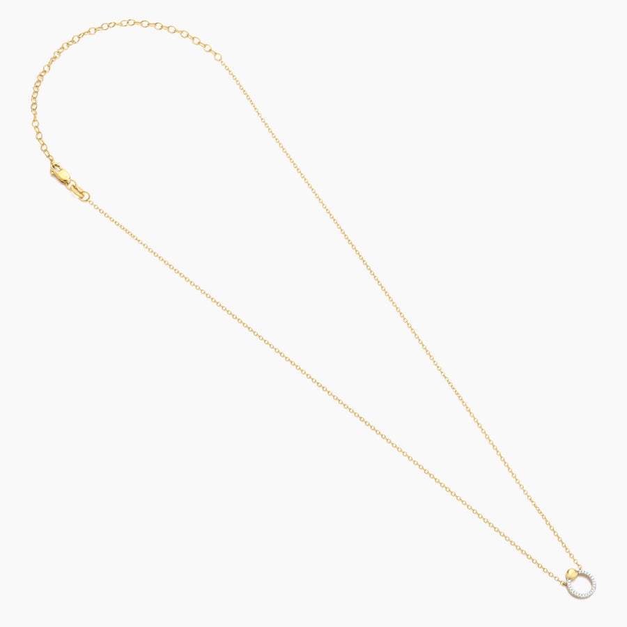 Beaded O Pendant Necklace