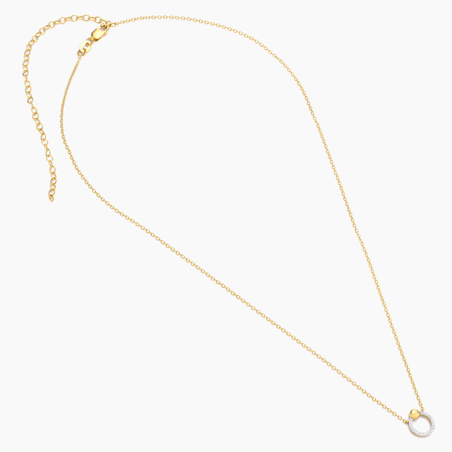 Beaded O Pendant Necklace