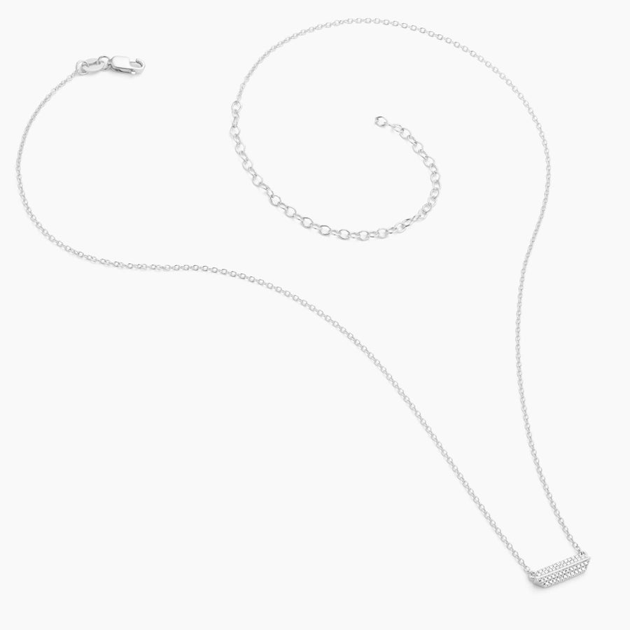 Pointed Bar Pendant Necklace