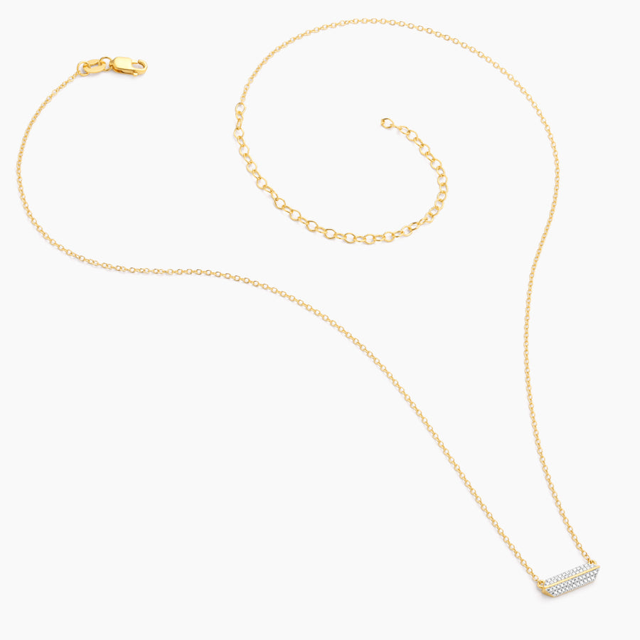 Pointed Bar Pendant Necklace
