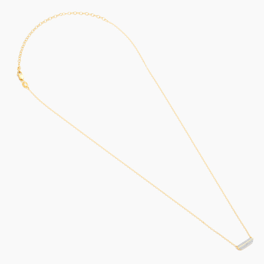 Pointed Bar Pendant Necklace