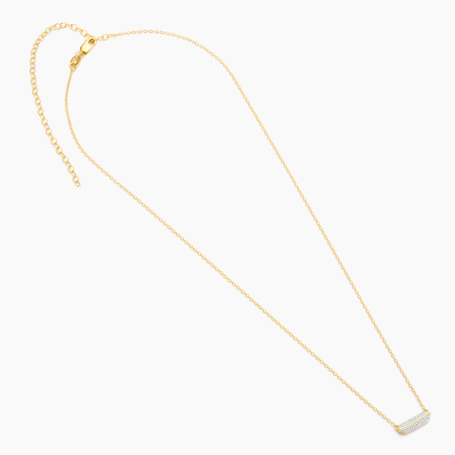 Pointed Bar Pendant Necklace