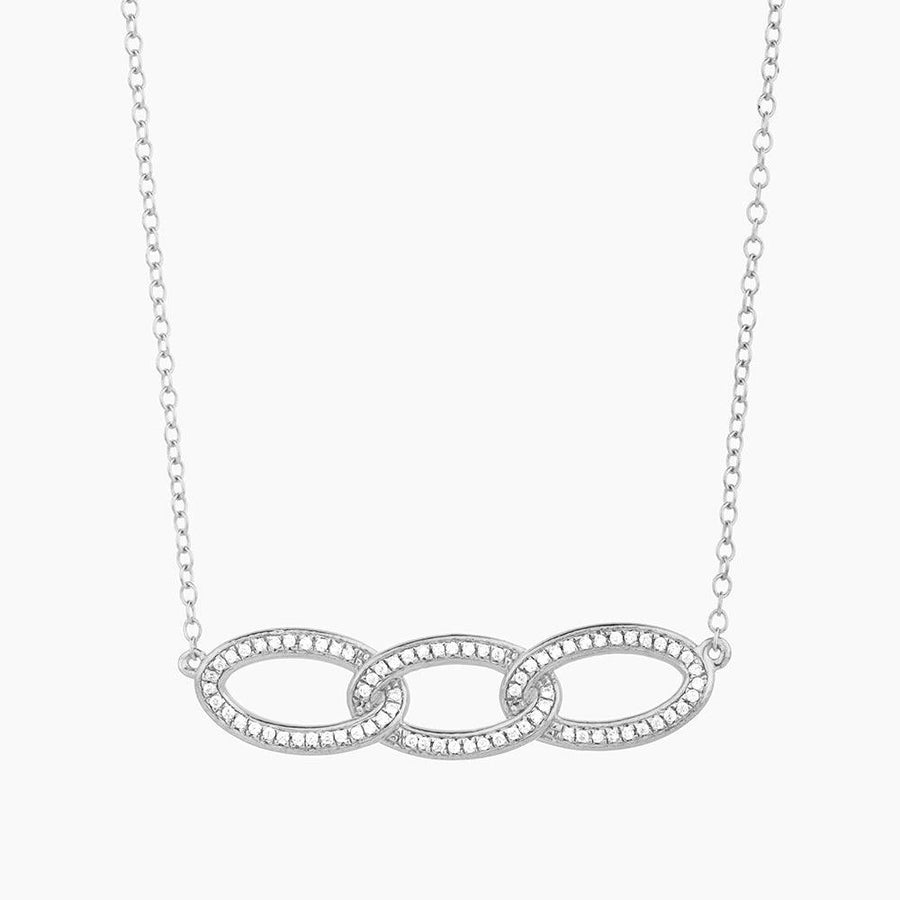 triple link fashion necklace 