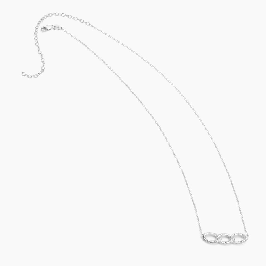 Triple Link Pendant Necklace