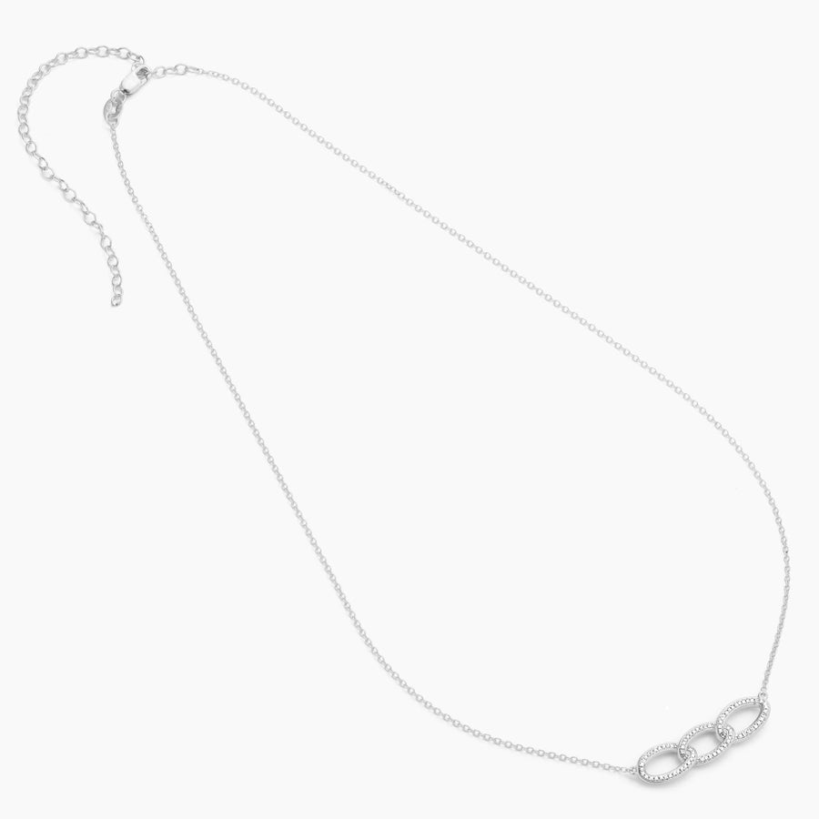 Triple Link Pendant Necklace