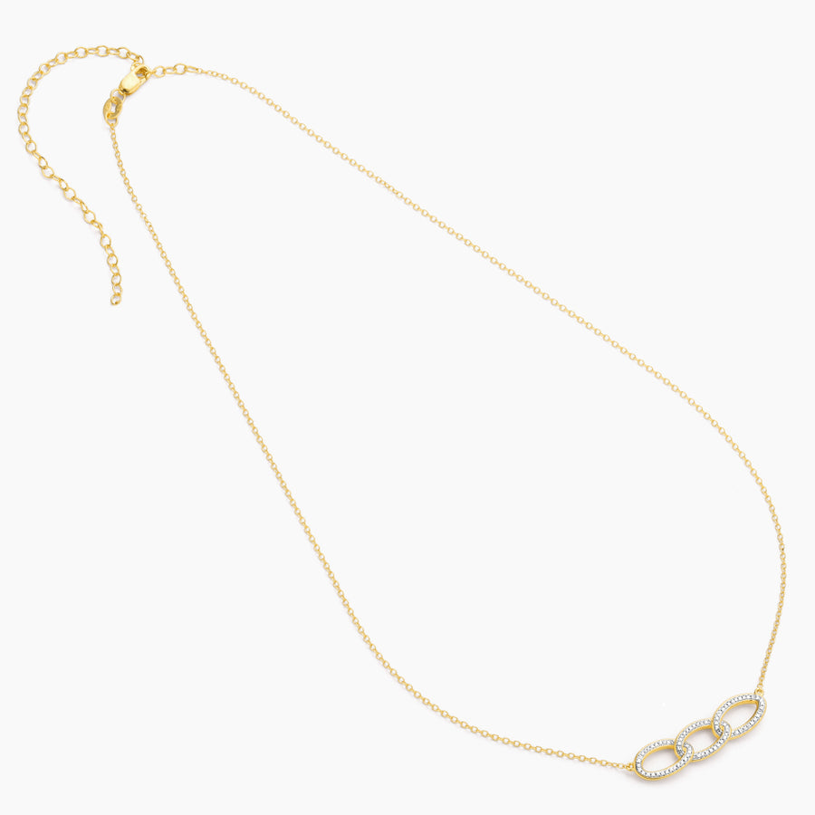 Triple Link Pendant Necklace