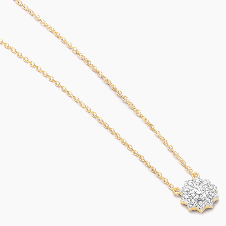 Flower Burst Pendant Necklace