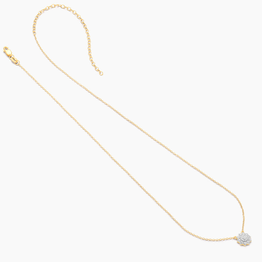 Flower Burst Pendant Necklace