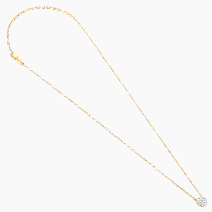 Flower Burst Pendant Necklace