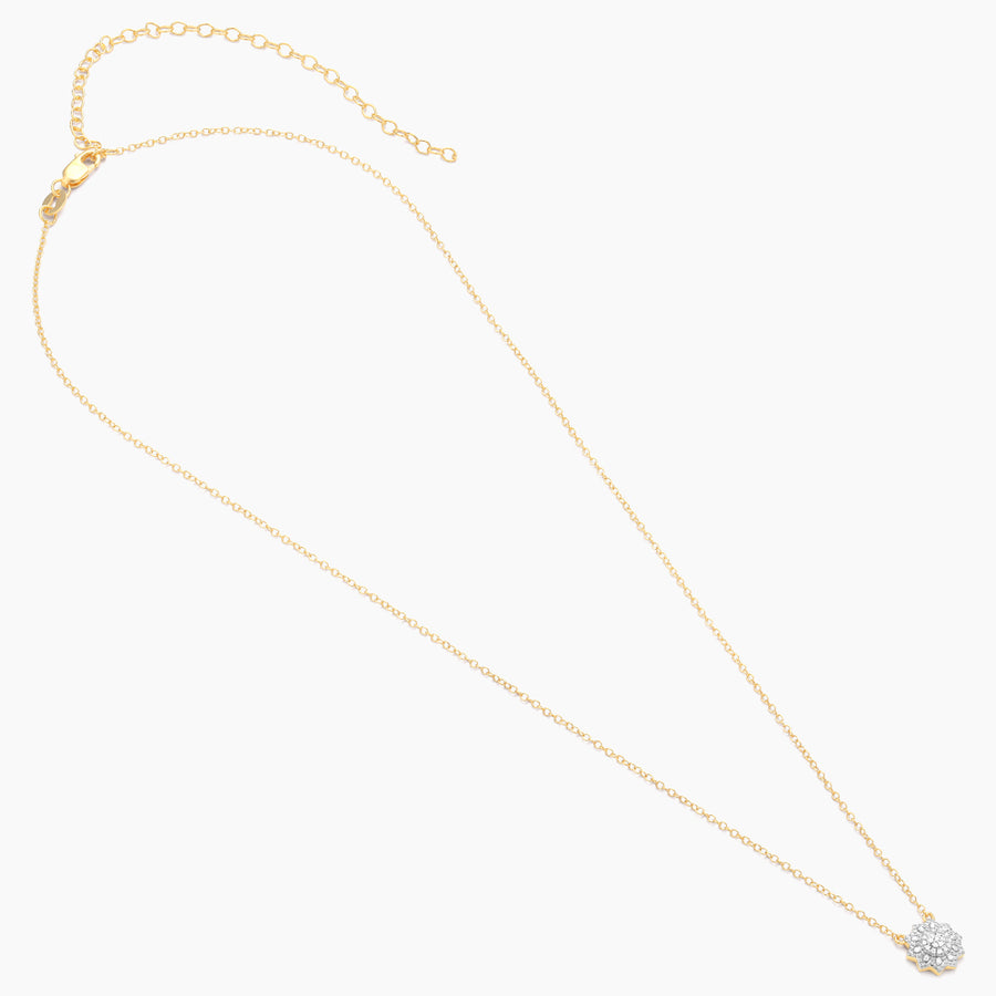 Flower Burst Pendant Necklace