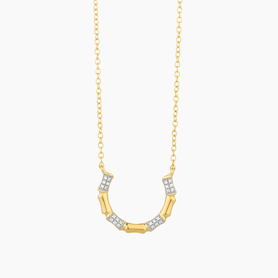 Lucky Horseshoe Pendant Necklace