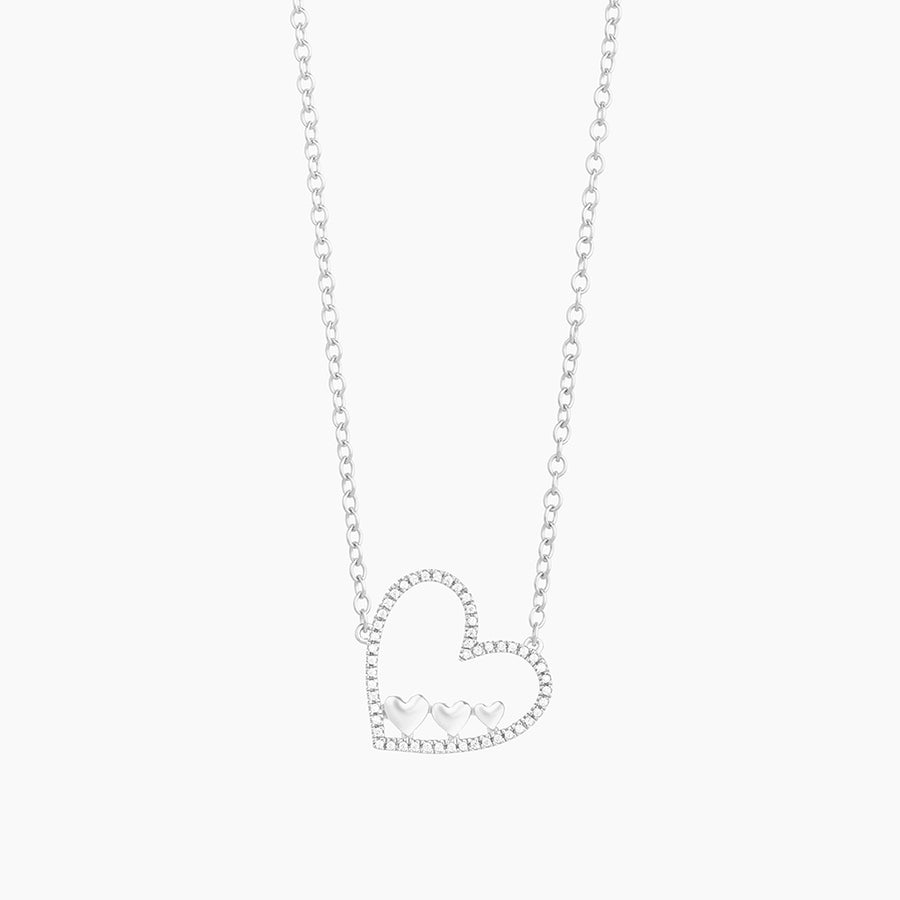 Triple The Love Pendant Necklace