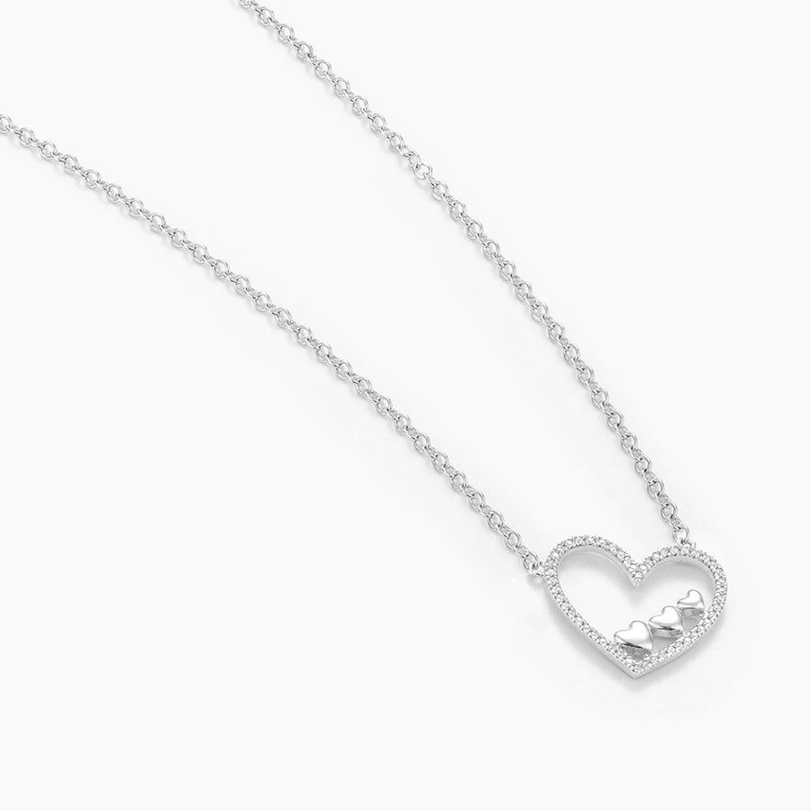 Triple The Love Pendant Necklace