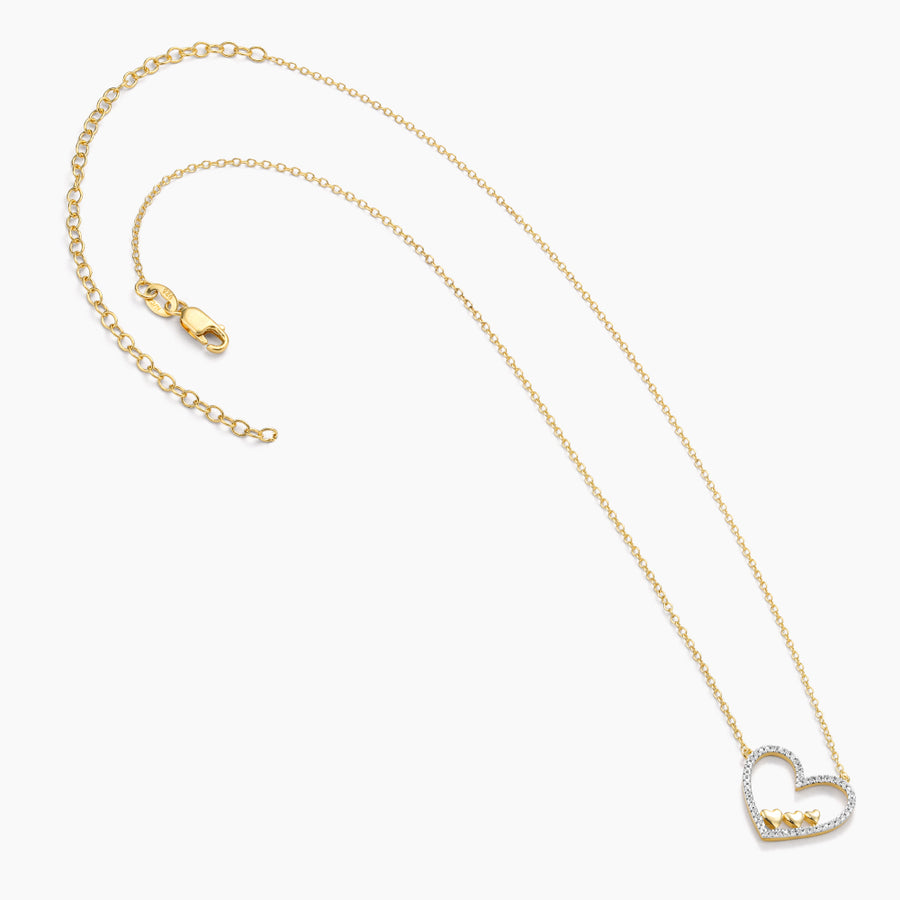 Triple The Love Pendant Necklace