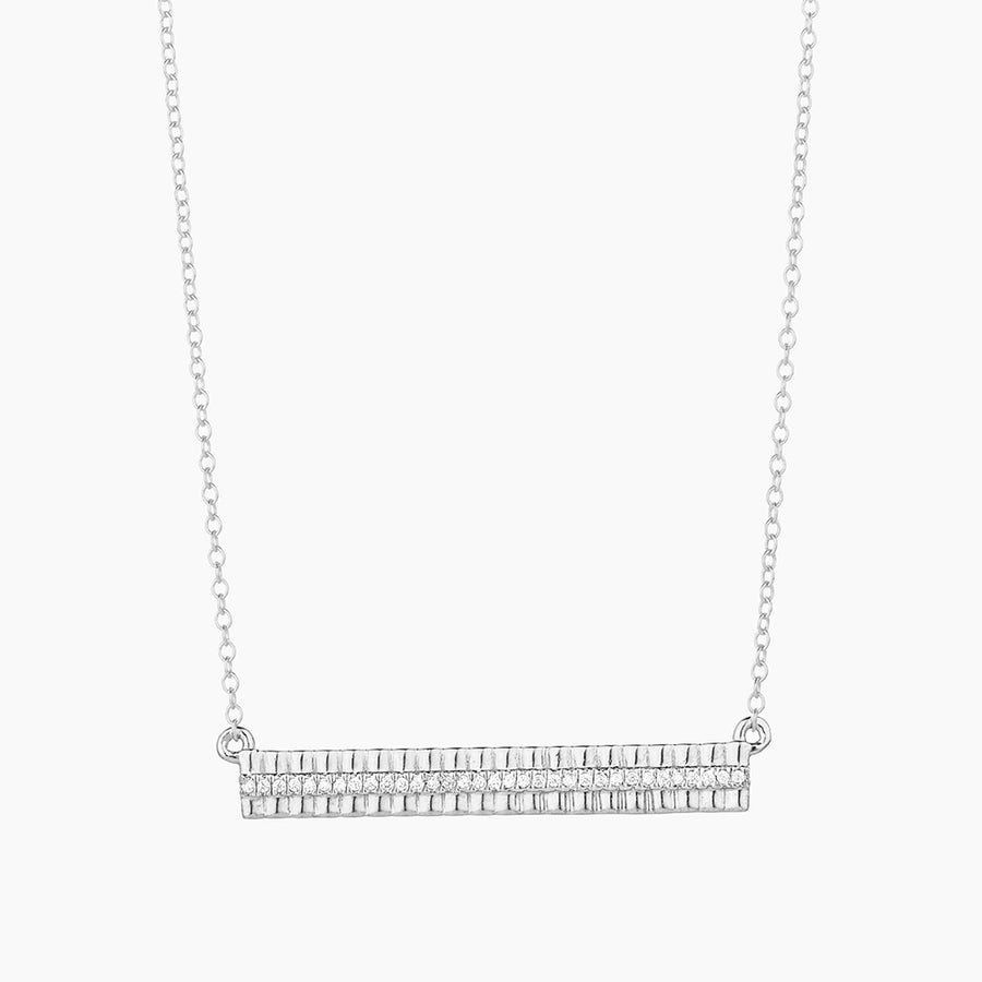 Groovy Bar Pendant Necklace