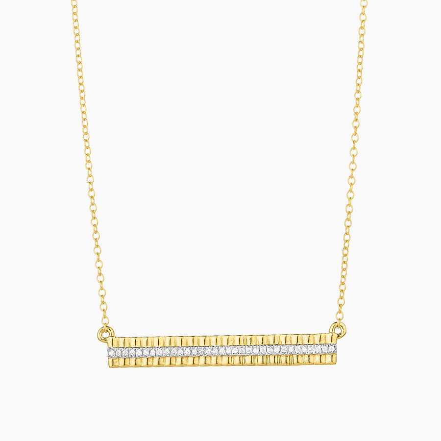 Groovy Bar Pendant Necklace