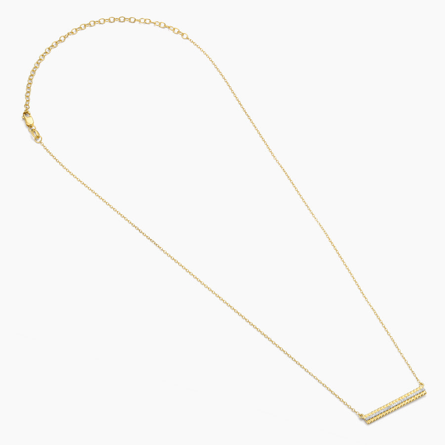 Groovy Bar Pendant Necklace