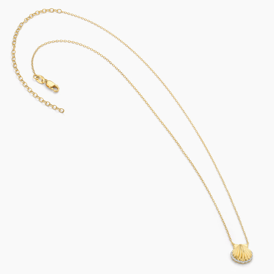 Sandy Seashell Pendant Necklace