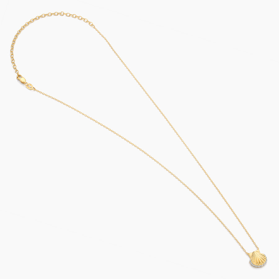 Sandy Seashell Pendant Necklace