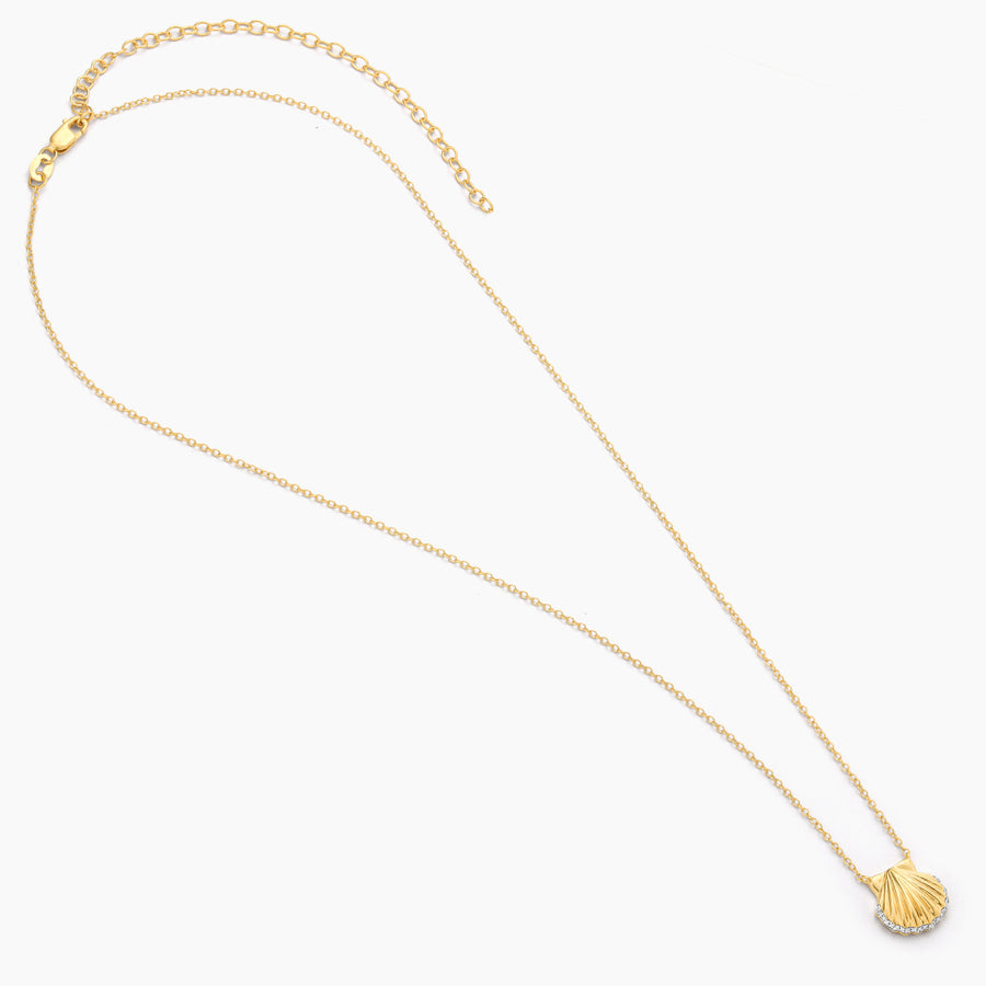Sandy Seashell Pendant Necklace