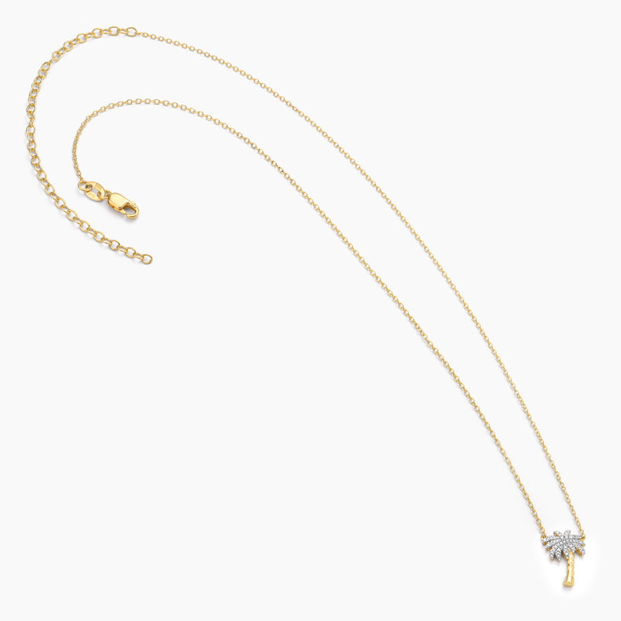 Palm Tree Pendant Necklace