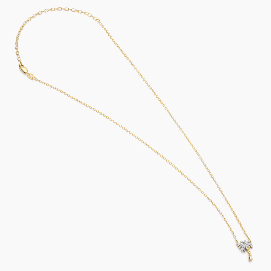 Palm Tree Pendant Necklace