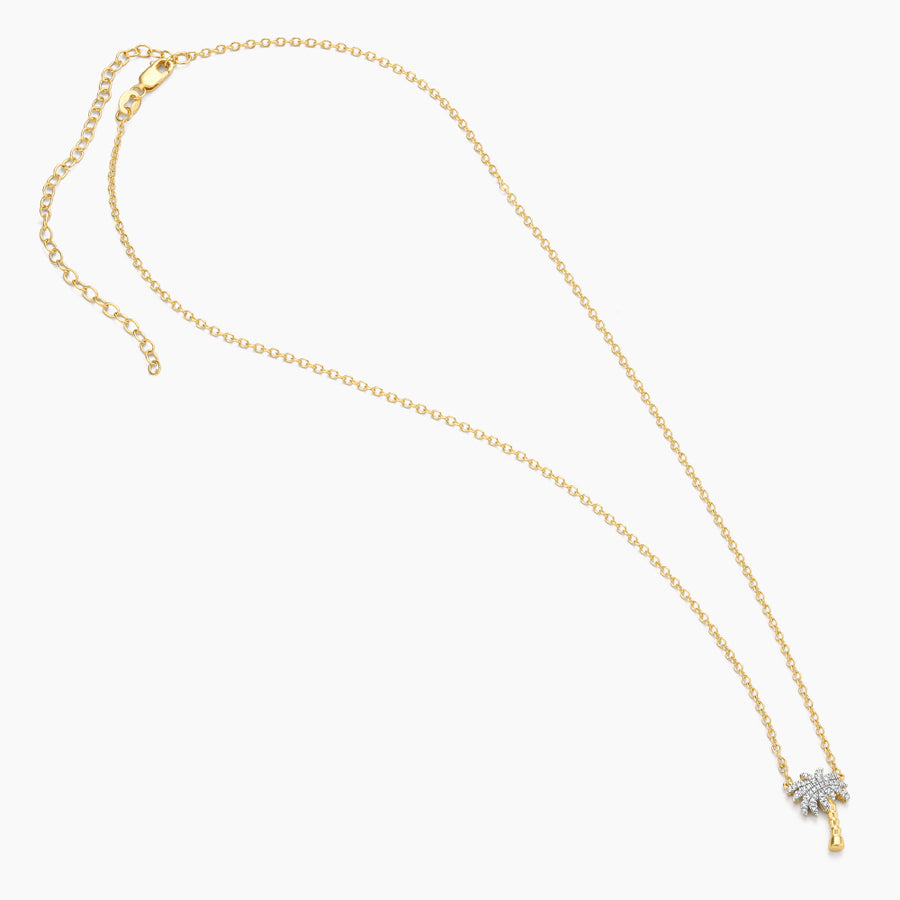 Palm Tree Pendant Necklace