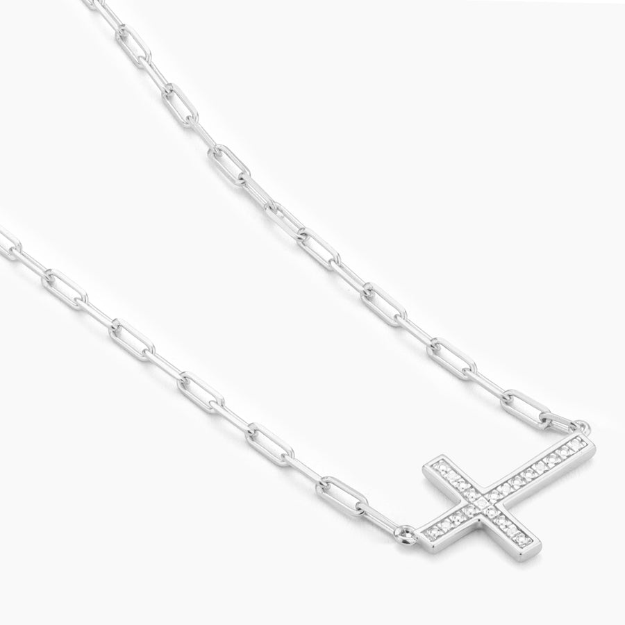 Keep The Faith! Cross Pendant Necklace