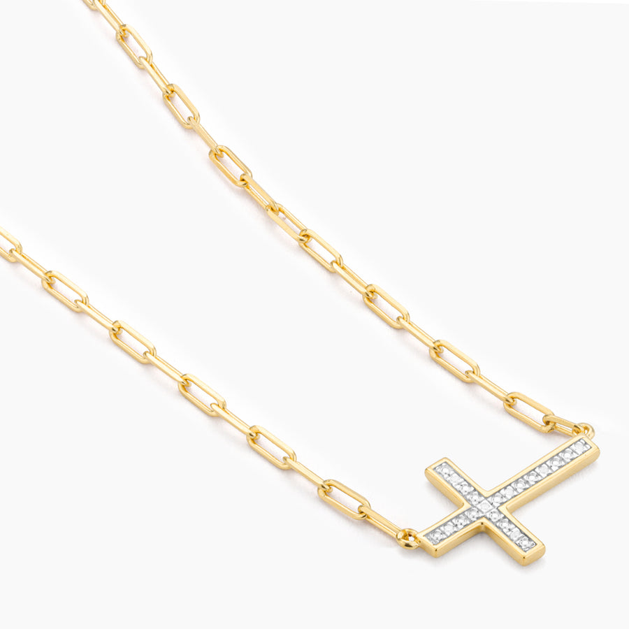 Keep The Faith! Cross Pendant Necklace
