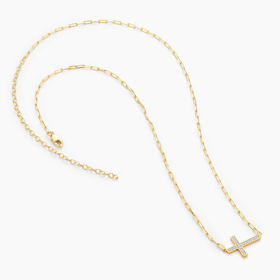 Keep The Faith! Cross Pendant Necklace