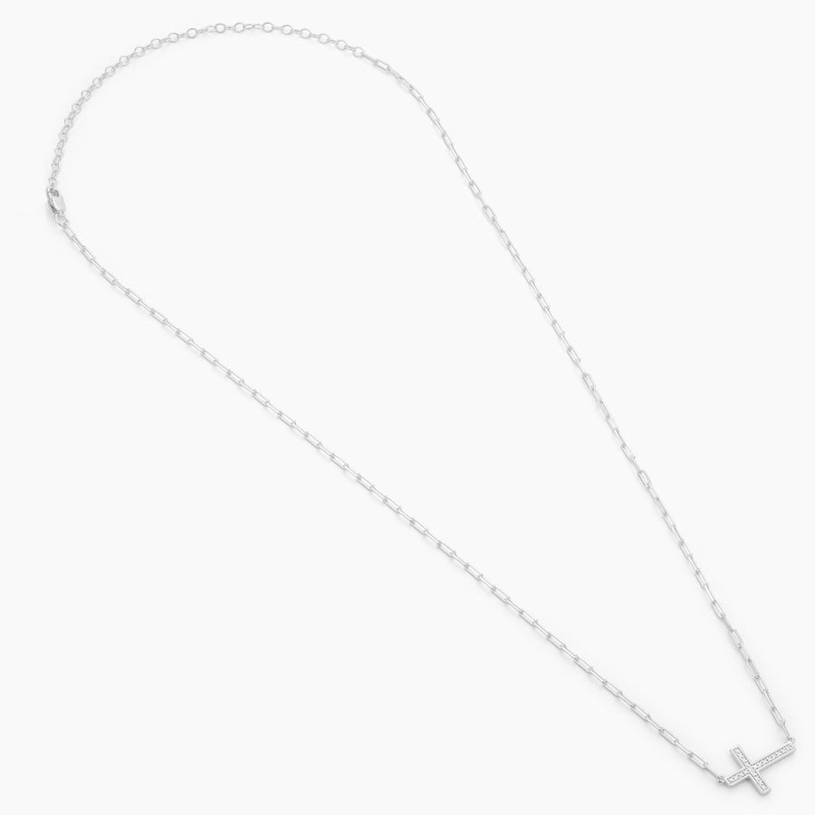 Keep The Faith! Cross Pendant Necklace