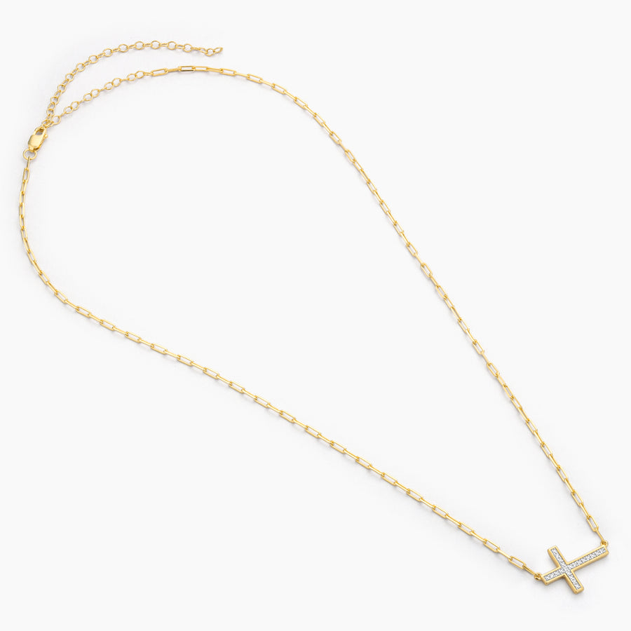 Keep The Faith! Cross Pendant Necklace