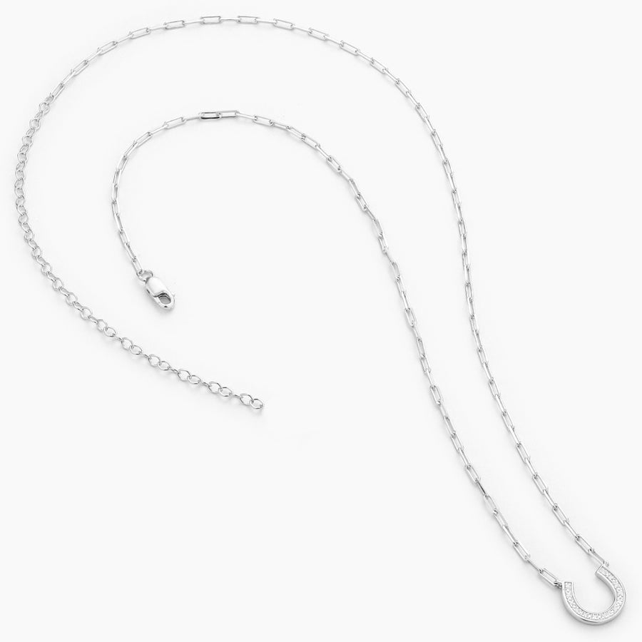 Lucky Horse Shoe Pendant Necklace